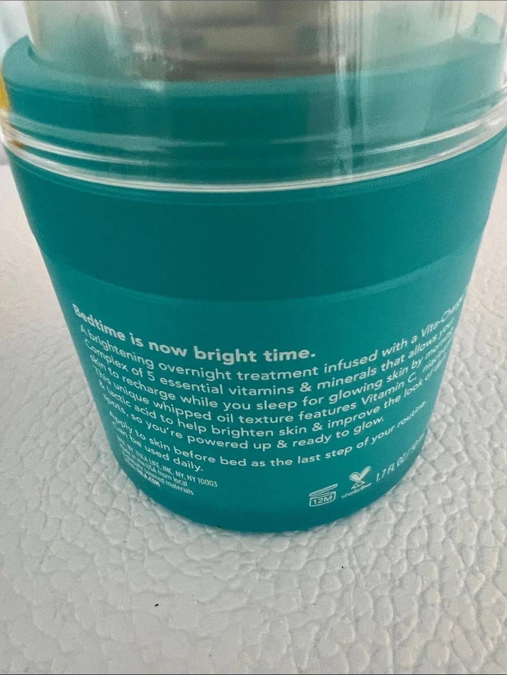 Tula Skincare bedtime Bright™ Overnight Brightening Treatment